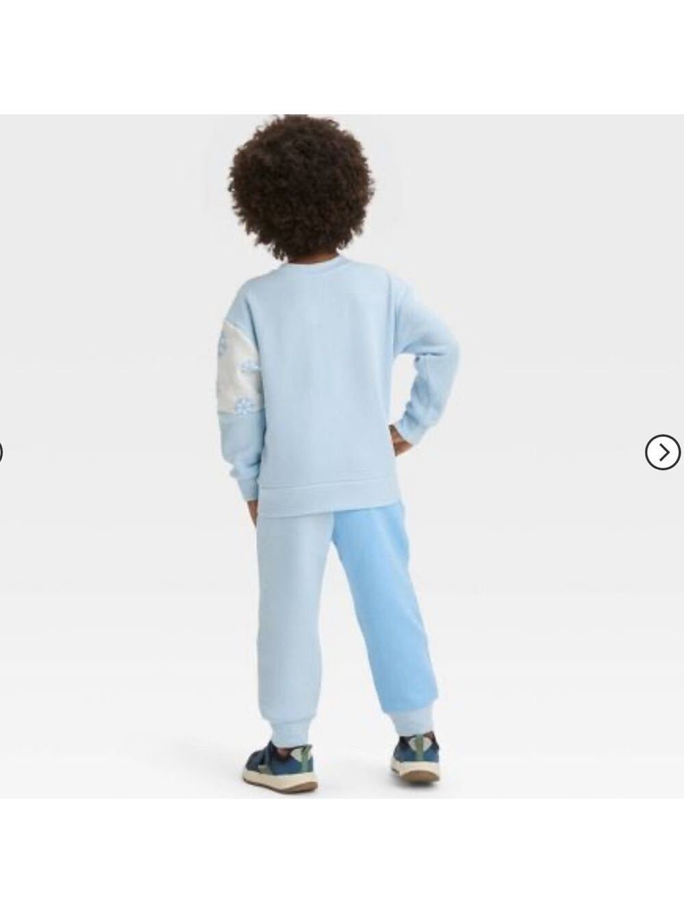 BLUEY Moose Toddler Boy Bluey Sweatshirt Pullover Sweatpants Set Blue Cream 3T - Picture 3 of 17